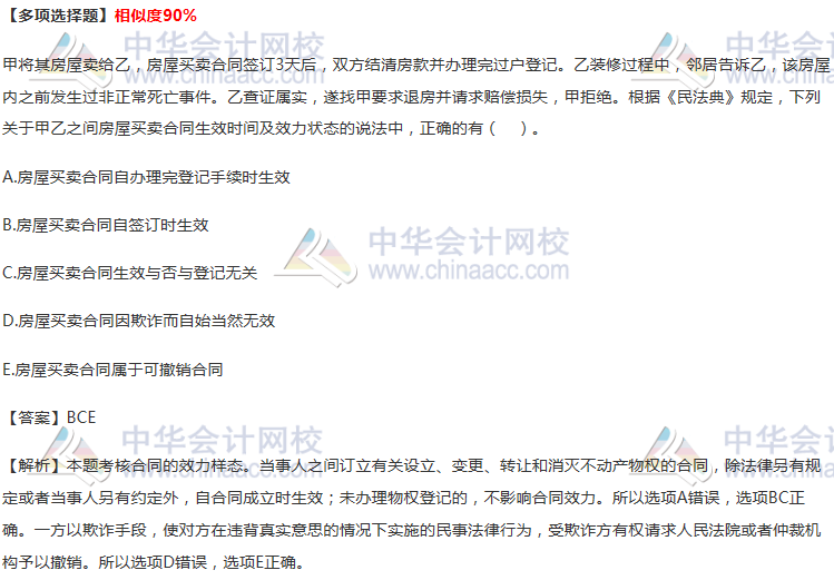 合同的效力樣態(tài)