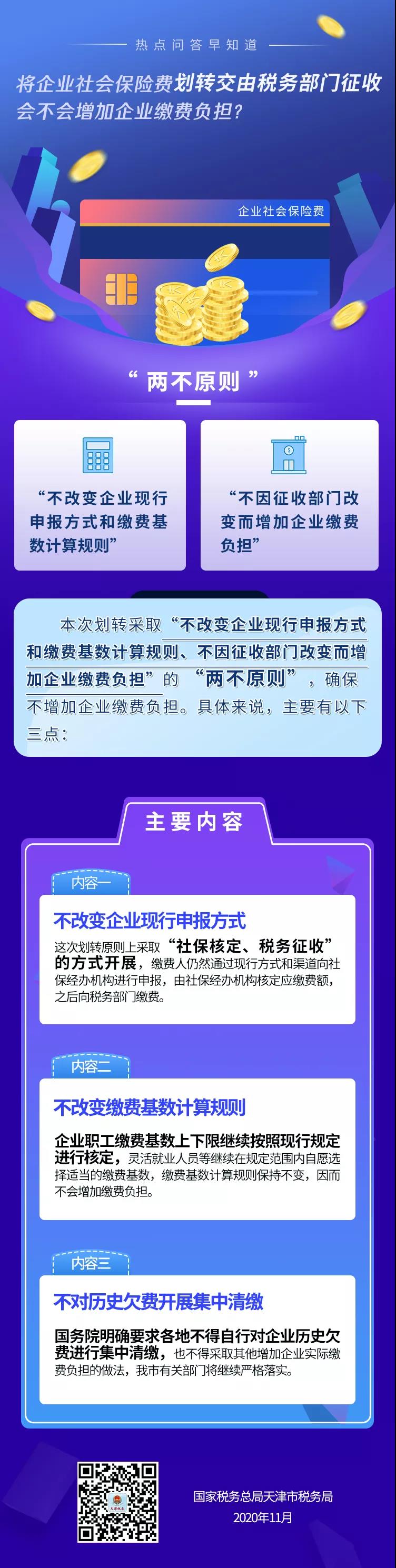 將企業(yè)社會保險費劃轉交由稅務部門征收會不會增加企業(yè)繳費負擔？