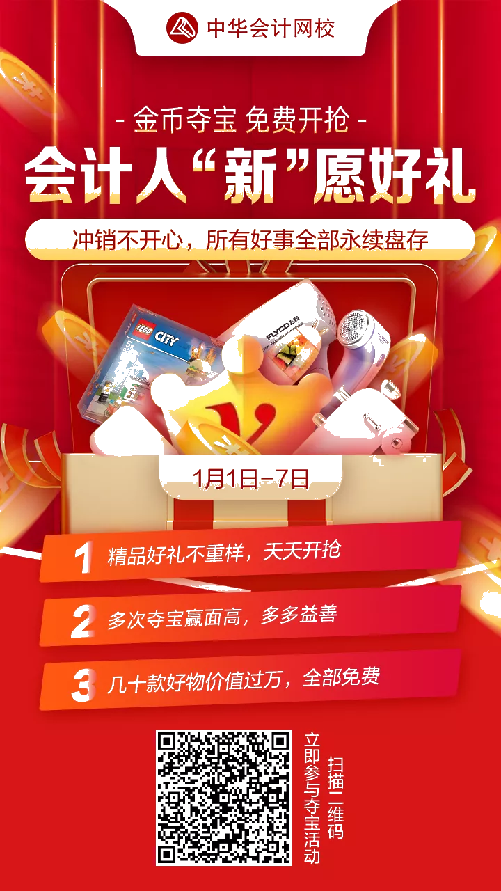 新年贏心愿 金幣奪大獎(jiǎng)！爆款好物免費(fèi)開搶啦！