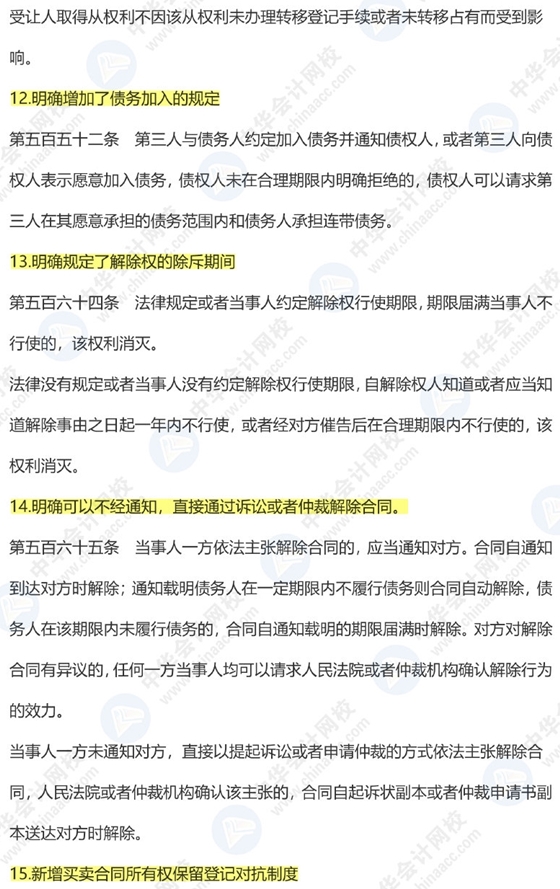 《民法典》出臺對注會經(jīng)濟法有啥影響？9張圖預測31個新增考點！