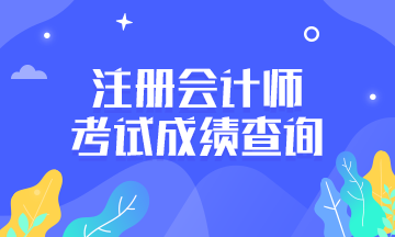 山東青島2020年注冊會計師成績查詢相關(guān)信息可得了解！