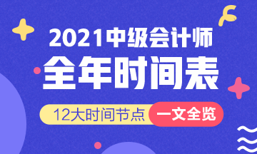 新！2021報名簡章公布 揭露全年中級會計大事時間表