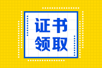 山東2020初中級經(jīng)濟師證書領(lǐng)取時間公布了嗎？