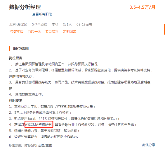 持有CMA有哪些好處？