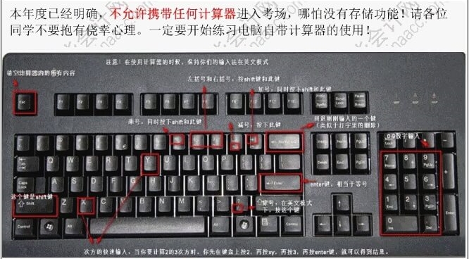 【注意】初級會計考試禁止攜帶計算器 系統(tǒng)自帶計算器該怎么用？