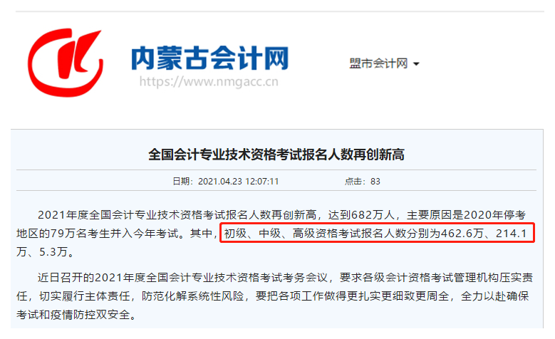 再創(chuàng)新高！2021中級(jí)會(huì)計(jì)報(bào)名人數(shù)214.1萬(wàn)人！如何準(zhǔn)備考試？