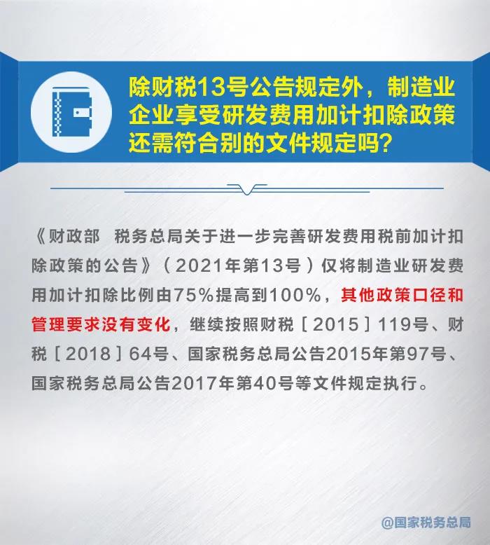 知識(shí)帖！幾張圖帶你了解研發(fā)費(fèi)用加計(jì)扣除新政策