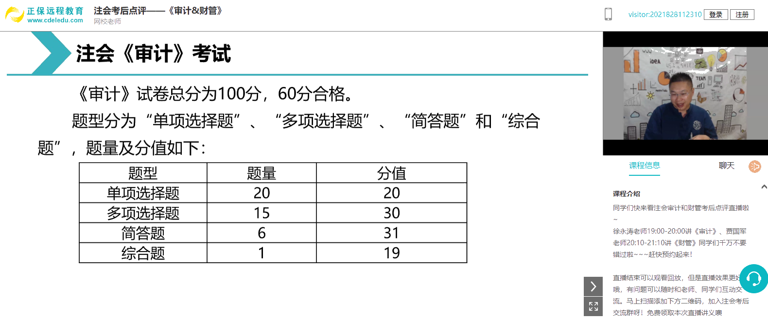 2021注會(huì)《審計(jì)》題量有變化？速來(lái)圍觀！