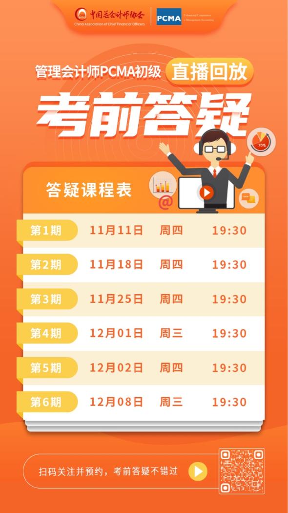 初級管理會(huì)計(jì)師考前答疑