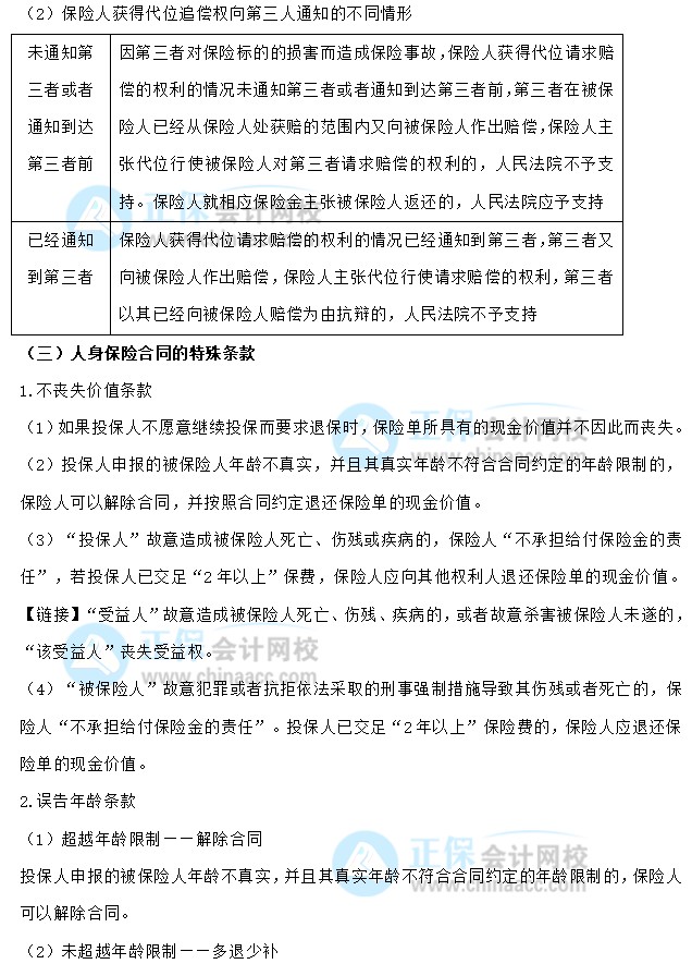 【30天預(yù)習(xí)計劃】中級會計經(jīng)濟法知識點12：財產(chǎn)保險的代位求償權(quán)