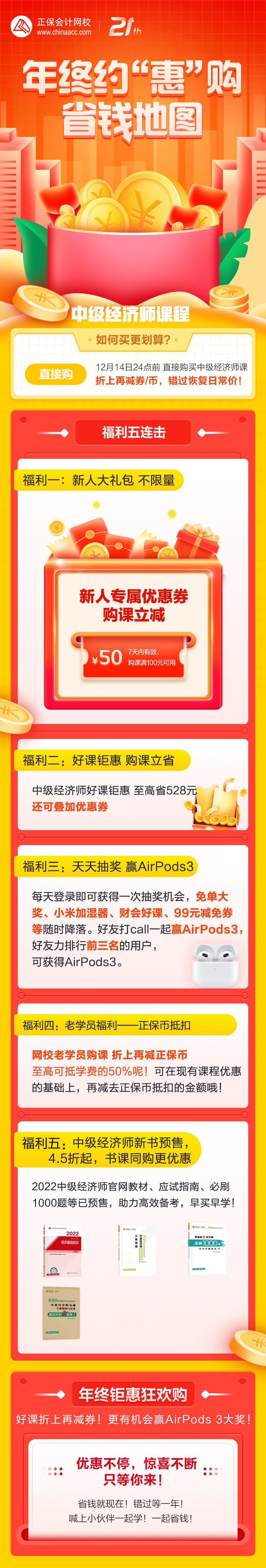 中級經濟師省錢地圖