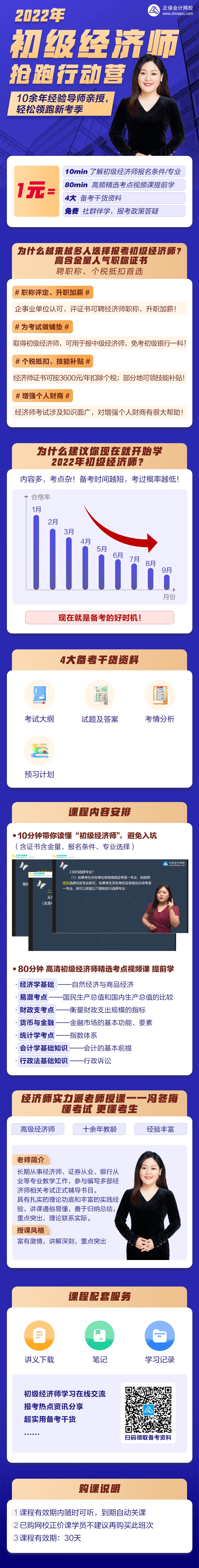 【1元搶跑】2022初級經(jīng)濟師《經(jīng)濟基礎(chǔ)知識》課程等你來！
