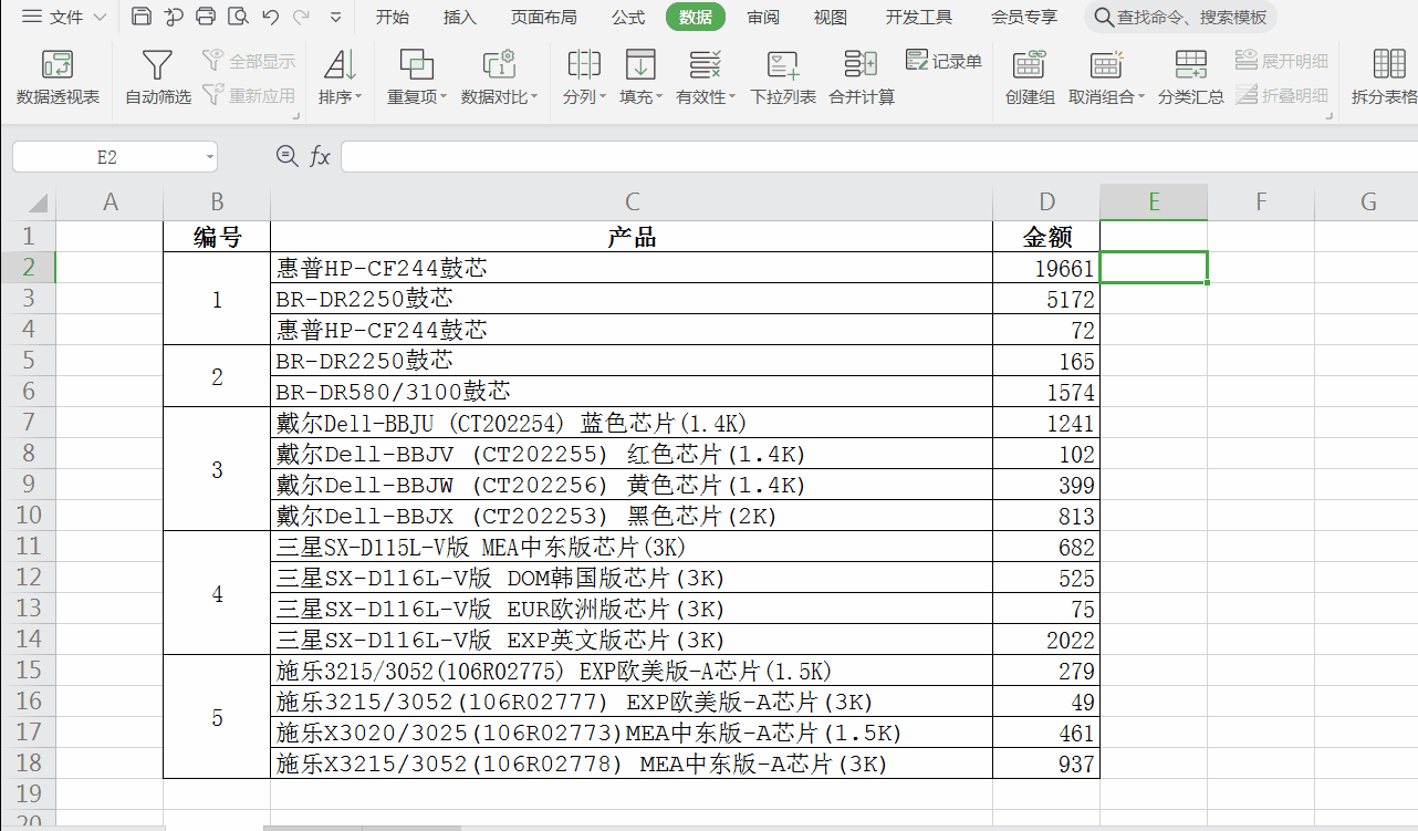 巧用Counta函數(shù)批量實(shí)現(xiàn)不同組內(nèi)數(shù)據(jù)排序！