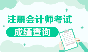 河北石家莊2021年注會(huì)考試成績(jī)查詢(xún)