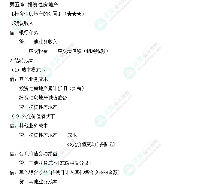 【新教材整理】中級(jí)會(huì)計(jì)職稱(chēng)《中級(jí)會(huì)計(jì)實(shí)務(wù)》第五章必備分錄