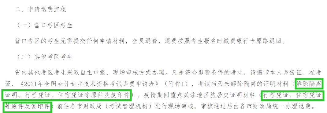 初級會計不想去考了...可以退費嗎？