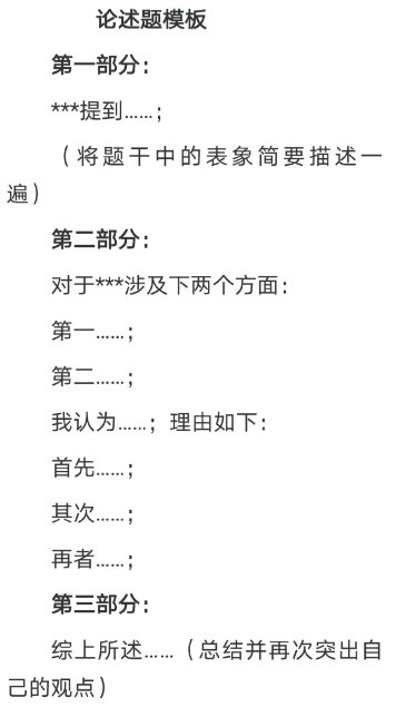 高級經(jīng)濟(jì)師論述題答題模板