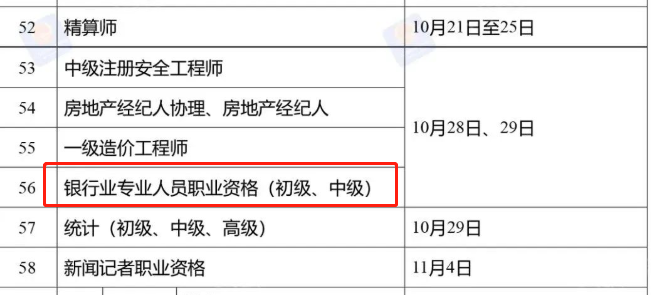 定啦！2023年金融考試時(shí)間表公布！銀行考試時(shí)間已出