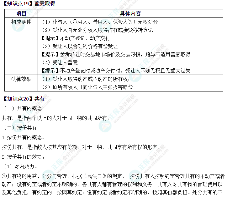 2023中級會計考試中級《經(jīng)濟法》預(yù)習(xí)考點