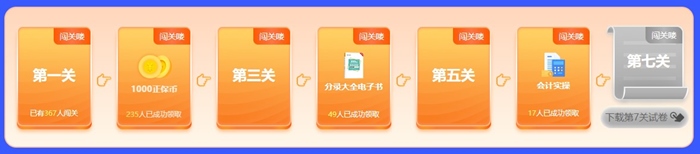 初級(jí)會(huì)計(jì)免費(fèi)闖關(guān)得正保幣 周年慶定制好禮等你領(lǐng)~