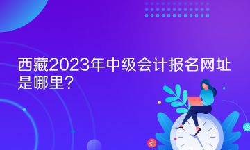 西藏2023年中級(jí)會(huì)計(jì)報(bào)名網(wǎng)址是哪里？