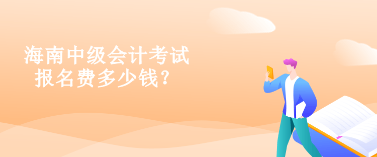 海南中級(jí)會(huì)計(jì)考試報(bào)名費(fèi)多少錢？