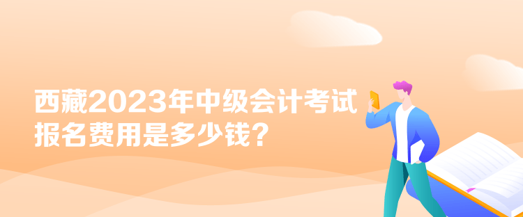 西藏2023年中級會計考試報名費用是多少錢？