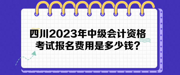 四川2023年中級(jí)會(huì)計(jì)資格考試報(bào)名費(fèi)用是多少錢？
