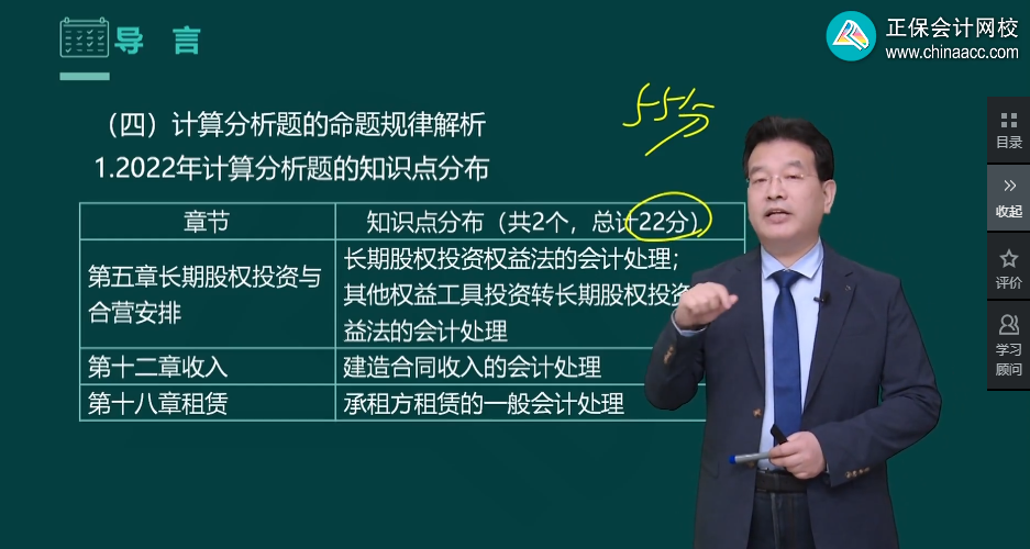 高志謙老師強(qiáng)勢整理！中級會計實務(wù)知識點分布-計算分析題