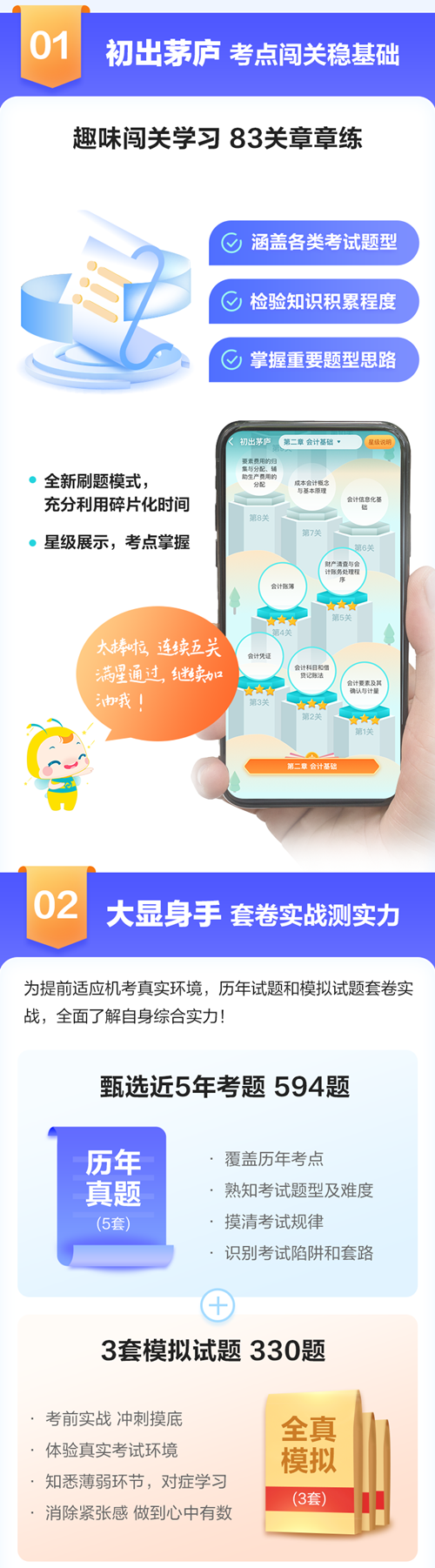 測實力 掃盲點！初會【題刷刷】考前必選 83關趣味闖關+套卷綜合刷題