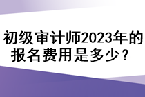 初級審計(jì)師2023年的報(bào)名費(fèi)用是多少？