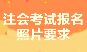 注會考試報名的照片要求是什么？
