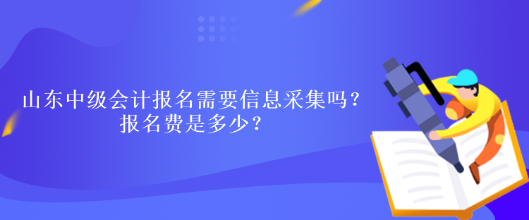 山東中級(jí)會(huì)計(jì)報(bào)名需要信息采集嗎？報(bào)名費(fèi)是多少？
