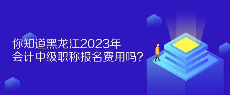 你知道黑龍江2023年會(huì)計(jì)中級(jí)職稱(chēng)報(bào)名費(fèi)用嗎？