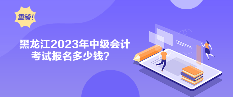 黑龍江2023年中級(jí)會(huì)計(jì)考試報(bào)名多少錢？
