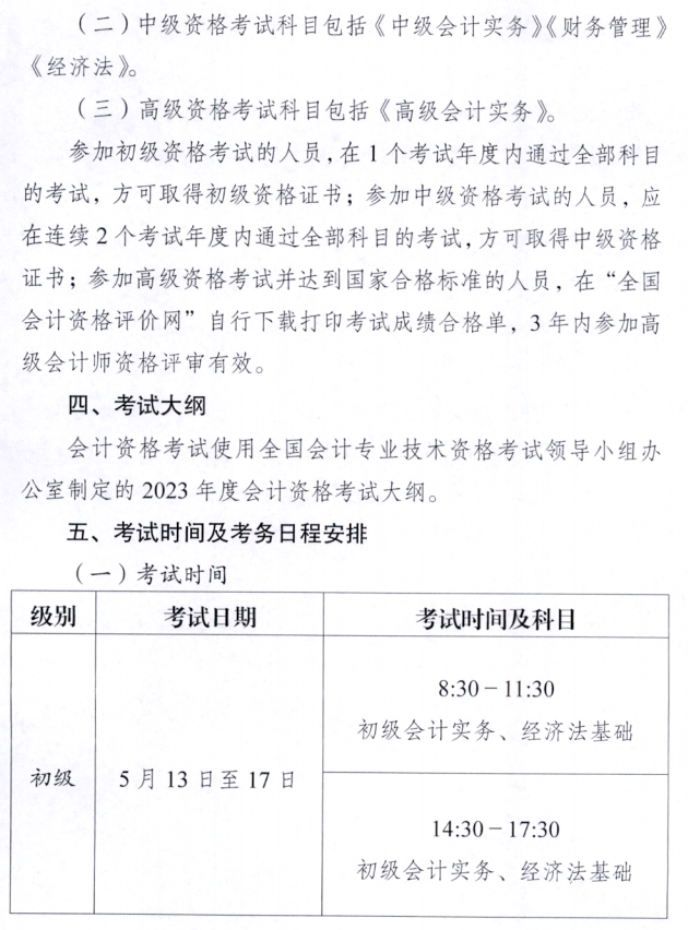 西藏阿里地區(qū)2023年中級(jí)會(huì)計(jì)職稱(chēng)報(bào)名簡(jiǎn)章公布