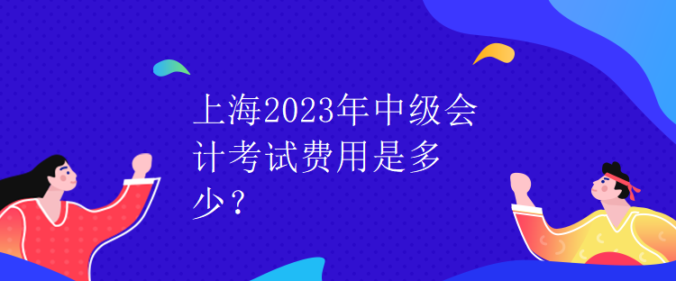 上海2023年中級(jí)會(huì)計(jì)考試費(fèi)用是多少？