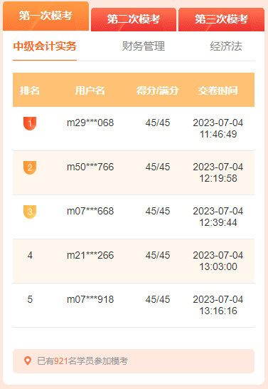 2023中級(jí)會(huì)計(jì)?？嫉谝蝗?滿分大神紛紛上榜 小度音箱等好禮等你來(lái)拿！