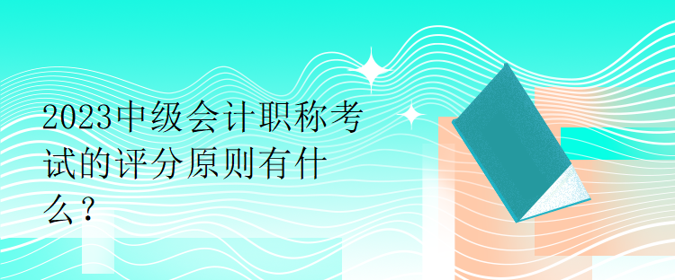 2023中級(jí)會(huì)計(jì)職稱考試的評(píng)分原則有什么？