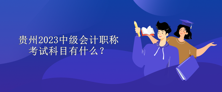 貴州2023中級(jí)會(huì)計(jì)職稱考試科目有什么？
