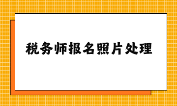 稅務(wù)師報(bào)名照片處理工具