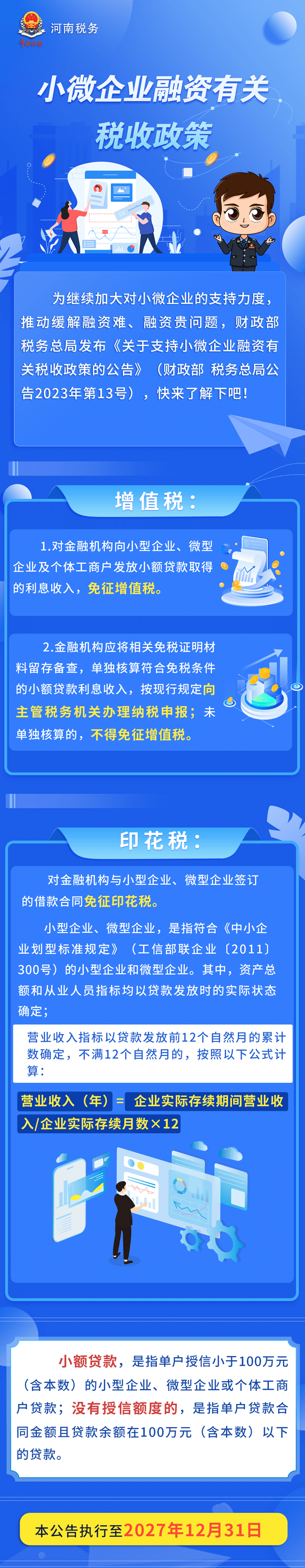 免增值稅！免印花稅！支持小微企業(yè)融資