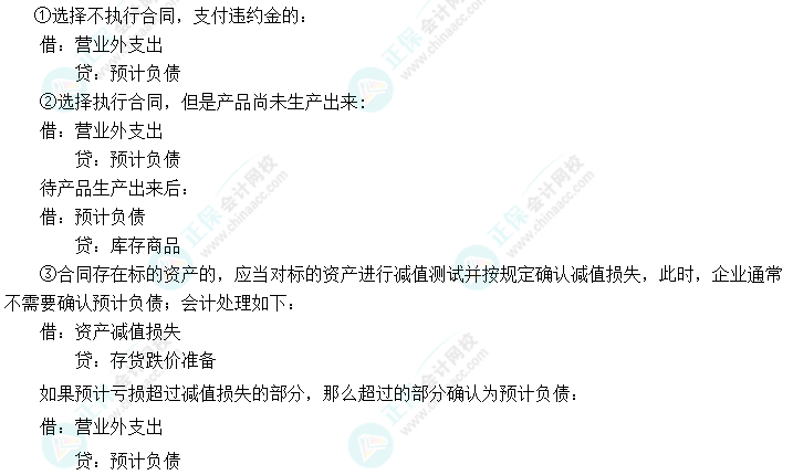 2024中級會計(jì)實(shí)務(wù)預(yù)習(xí)必看知識點(diǎn)21：待執(zhí)行合同轉(zhuǎn)為虧損合同