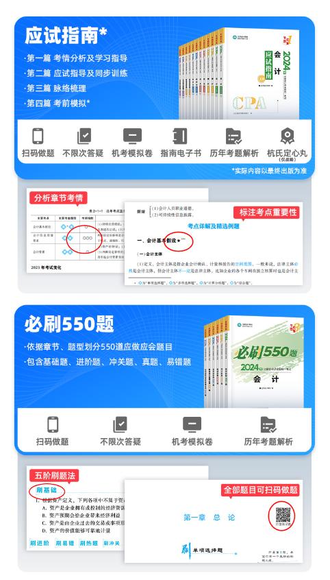 注冊會計師考試圖書“全家桶”到手4折起 滿載驚喜 助力考試！
