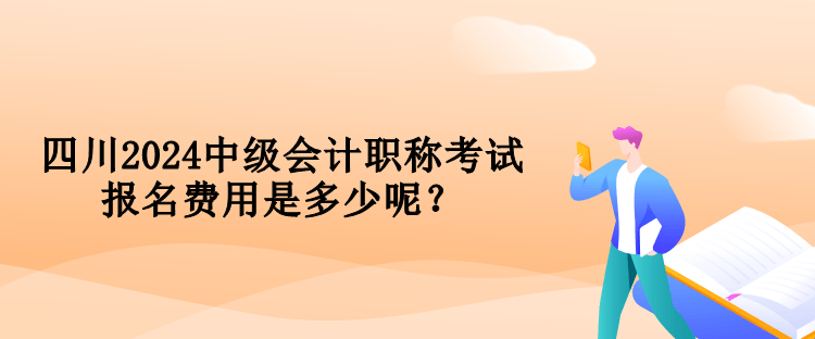 四川2024中級會計職稱考試報名費用是多少呢？