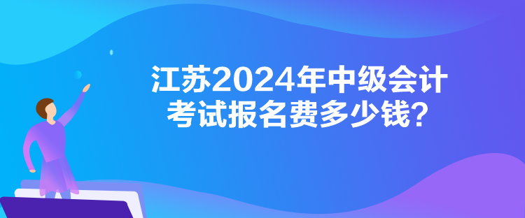 江蘇2024年中級(jí)會(huì)計(jì)考試報(bào)名費(fèi)多少錢(qián)？