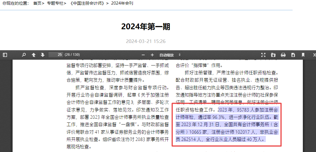 中國注冊會計(jì)師期刊