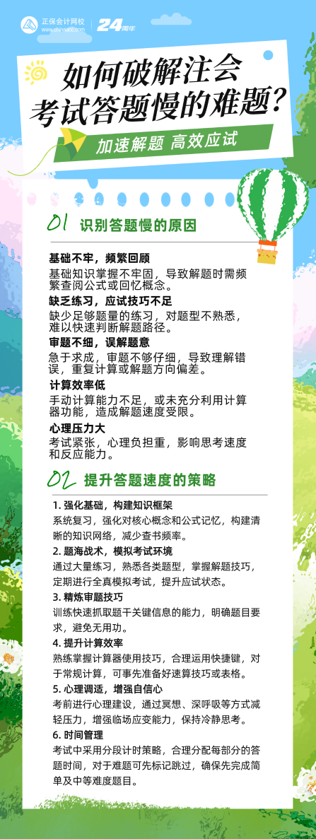 高效應試：如何破解注會考試答題慢的難題？