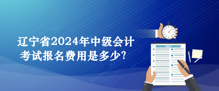 遼寧省2024年中級(jí)會(huì)計(jì)考試報(bào)名費(fèi)用是多少？