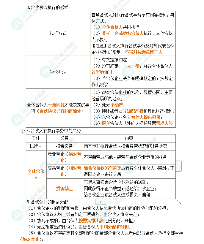 2024年注會《經(jīng)濟法》第5章高頻考點1：普通合伙企業(yè)的設(shè)立、財產(chǎn)與事務(wù)執(zhí)行